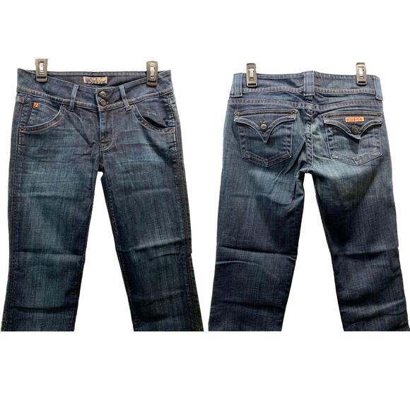 Hudson Dark Blue Signature Straight Leg Ankle Jeans size 27 - Picture 2 of 12